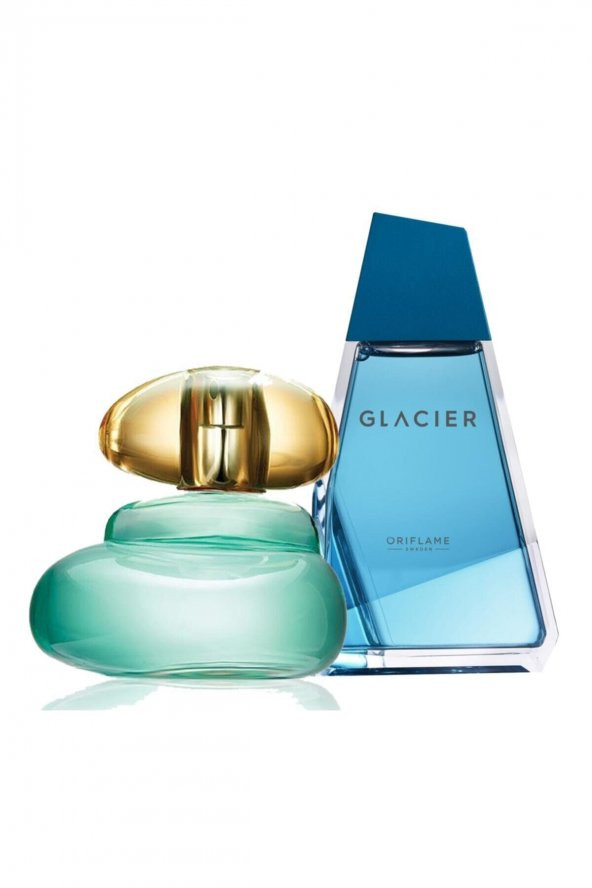 Oriflame Elvie Edt 50 ml Kadın Parfüm ve Glacier Edt 100 ml Erkek Parfüm NCBSGD417OIYĞ