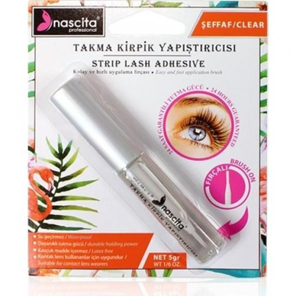 Nascita Takma Kirpik Yapıştırıcı Şeffaf 5 gr