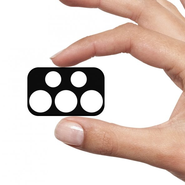 Samsung Galaxy A23 Kamera Lens Koruyucu 3D Cam Siyah - 2