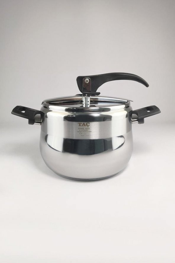 Taç Bengü Pro Düdüklü Tencere Siyah 6 Litre TAC-4623 - Resim 2