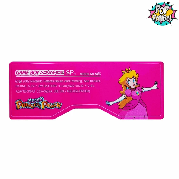 Gameboy Advance SP Arka Etiket Back Label GBA - PttAVM.com - 2025
