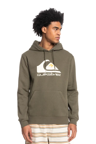 Quiksilver EQYFT04450 - Big Logo Hoodie Erkek Sweatshirt - Resim 2
