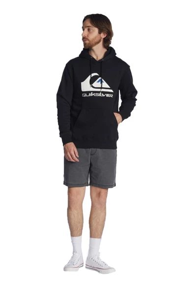 Quiksilver EQYFT04450 - Big Logo Hoodie Erkek Sweatshirt - Resim 8