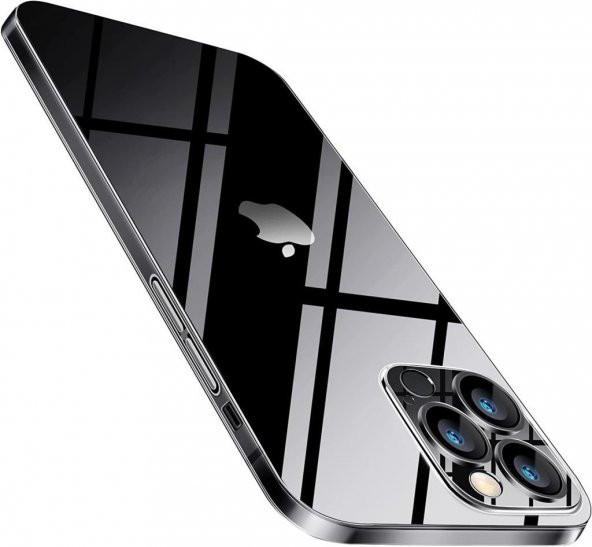 Apple iPhone 14 Kılıf Sararmayan İnce Şeffaf Sert PC White Kapak