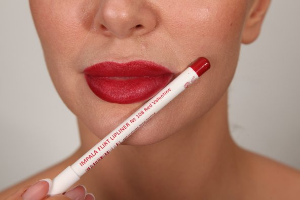 IMPALA Dudak Kalemi - Flirt Pencil Lipliner No:108(KIRMIZI) - 3
