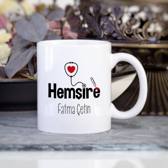 Kişiye Özel Hemşire Kupa Bardak