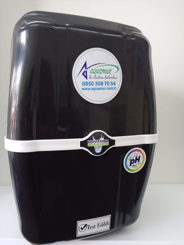 AQUAMUR 8 L Çelik Tanklı Lg Membranlı Su Arıtma Cihazı Yumuşak Içimli  NFS ONAYLI FİLTRE - 1