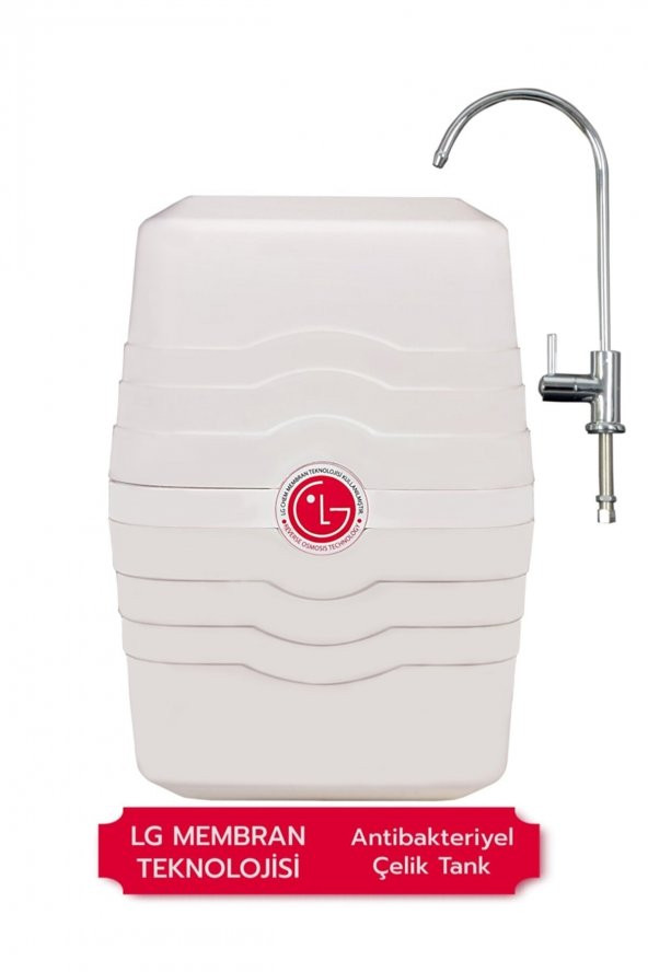 su arıtma 8 lt Metal Tank Kullanışlı Çok Fazla Yer Kaplamayan Su Arıtma Cihazı - 2