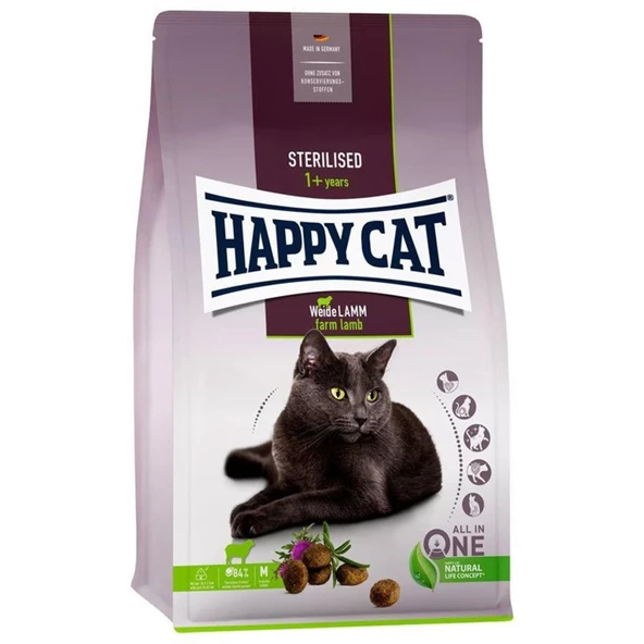 Happy Cat Sterilised Kuzu Etli Kısır Kedi Maması 1,3 Kg ürün görseli 1