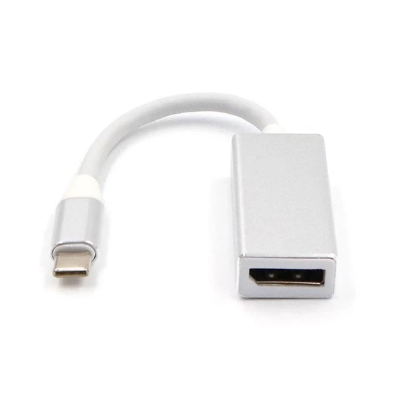 USB 3.1 Type C - 4K Display Port Dişi Çevirici Adaptör Kablosu G