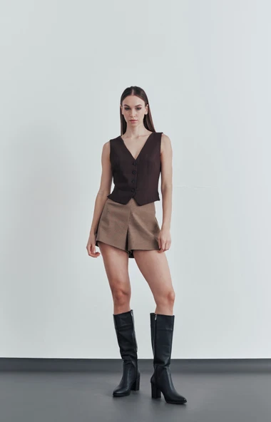 Muggo Almira Garantili Kadın Topuklu Çizme - 11