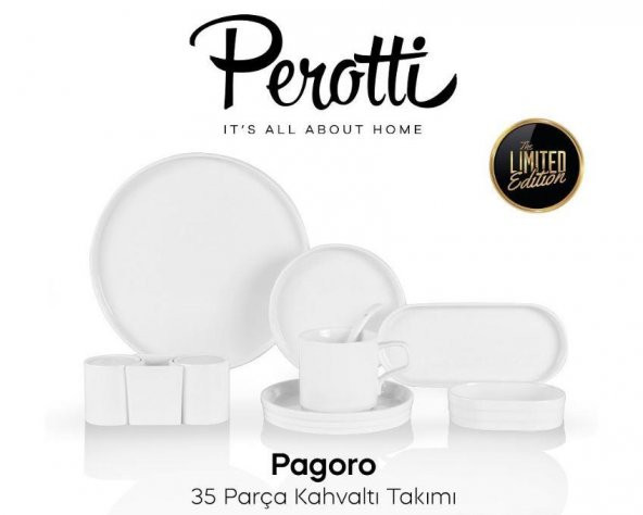 Perotti Pagoro Porselen Kahvaltı Takımı 35 Parça 14339