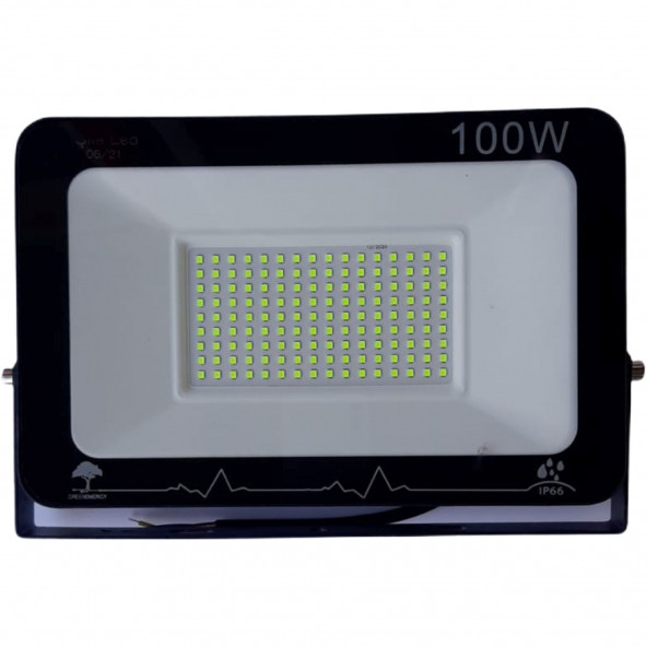 100W YEŞİL IŞIK SLİM LED PROJEKTÖR - 2