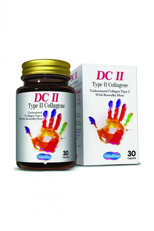 Dc II Type II Collagene Takviye Edici Gıda 500mg 30 Kapsül