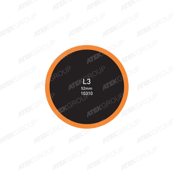 Maruni Model L3 İç Lastik Tabaka Yaması Yuvarlak 52mm