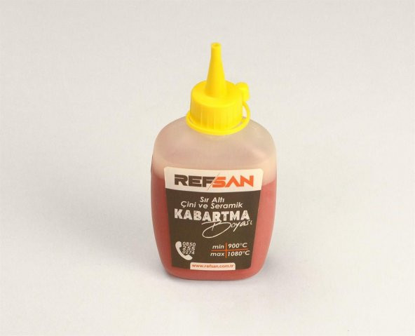 Kabartma Boyası 100 Gr Kırmızı ürün görseli