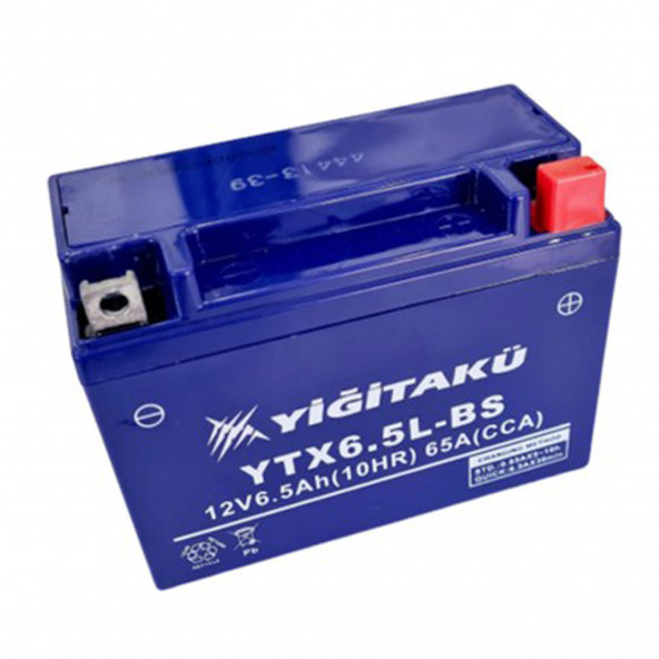 12V 6.5Ah Motosiklet Aküsü 2024 Üretim Yiğit Akü - 2