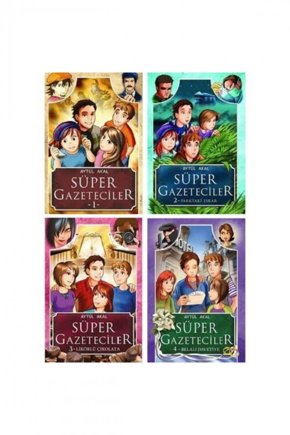 Süper Gazeteciler Serisi 4 Kitap Set - Aytül Akal