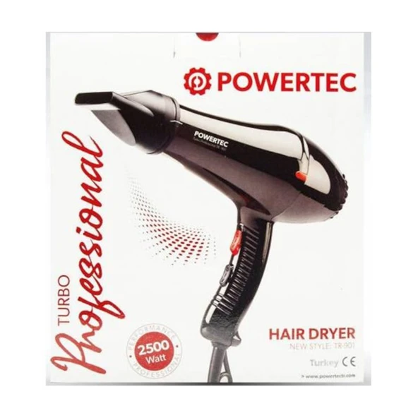Powertec TR-901 Turbo Profesyonel 2500 W Saç Kurutma Makinesi - 2