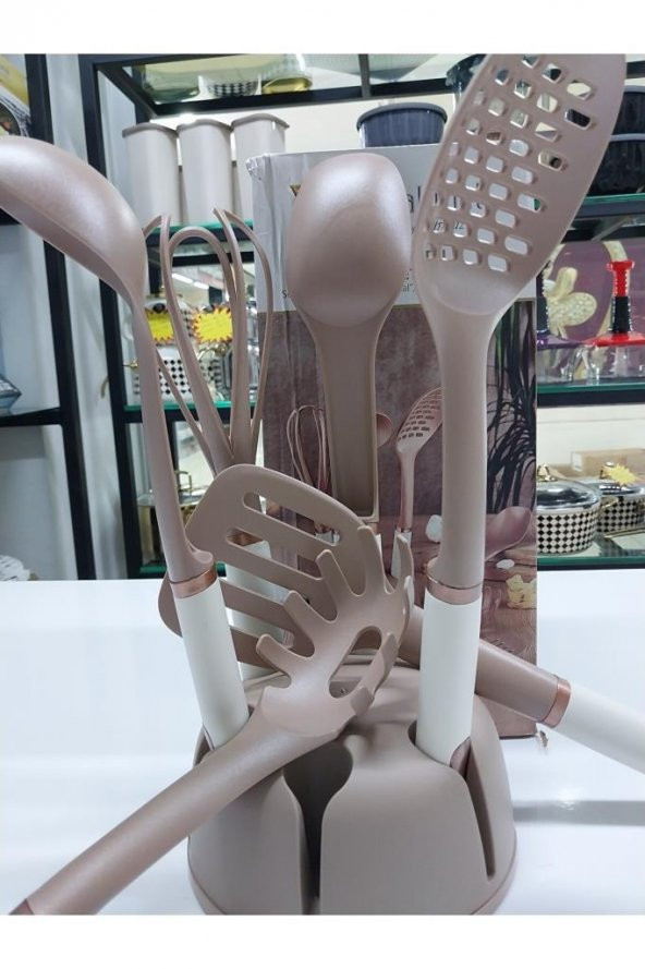 Vip Ahmet Kumsal Standlı Servis Seti 6lı Bakır VP-307