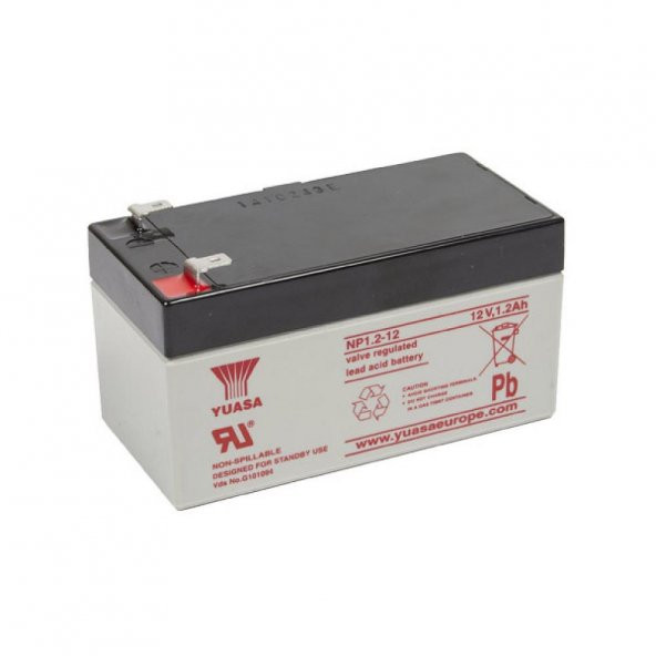 Yuasa NP1.2-12 12V 1.2Ah Bakımsız Kuru Akü - 2