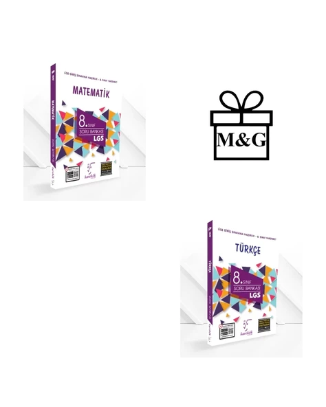 8.Sınıf LGS Matematik ve Türkçe Soru Bankası