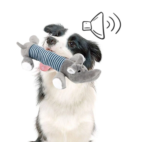 Hayvan Figürlü Peluş Köpek Oyuncağı 25 cm - 7