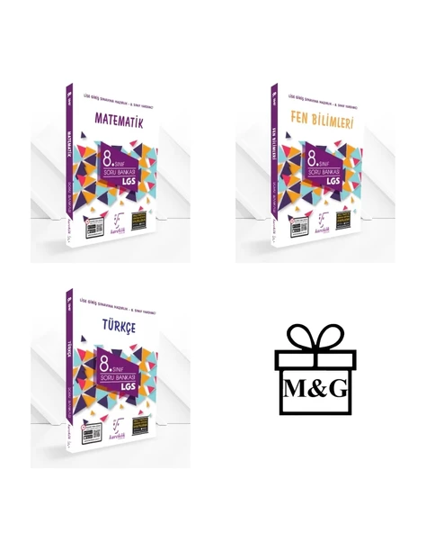 LGS 8.Sınıf Matematik Fen Türkçe Soru Bankası ürün görseli