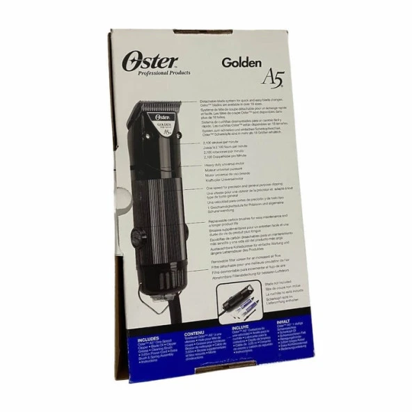 Pet Kedi Köpek Traş Makina Oster Golden A5 - 5
