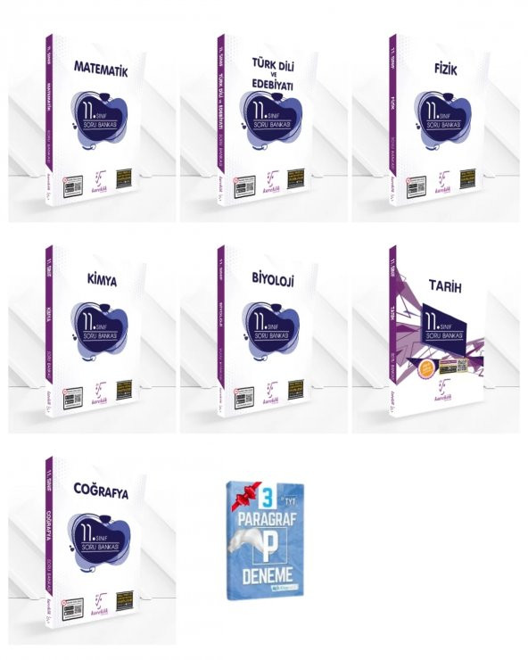 11. Sınıf Tüm Dersler Soru Bankası Seti