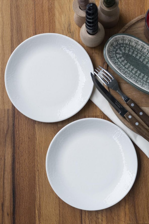 Mart Home Pearl White İkili Pasta Tabağı ürün görseli 1