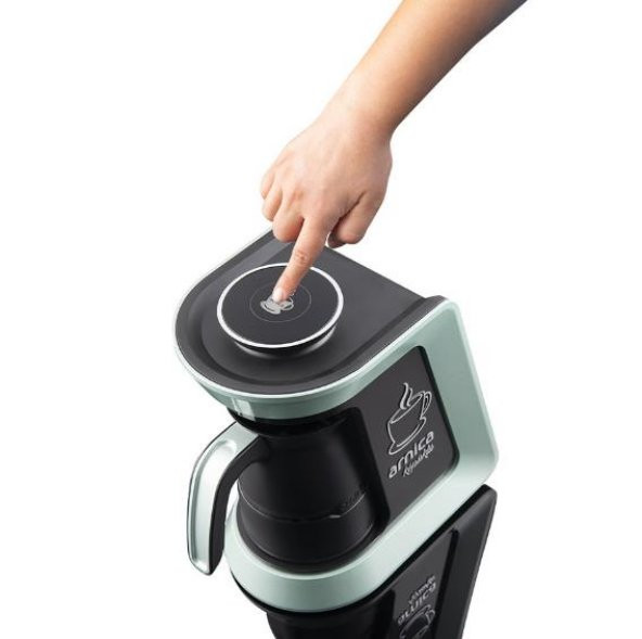 Arnica Köpüklü Otomatik Türk Kahve Makinesi Mint Yeşili IH32052 - 4