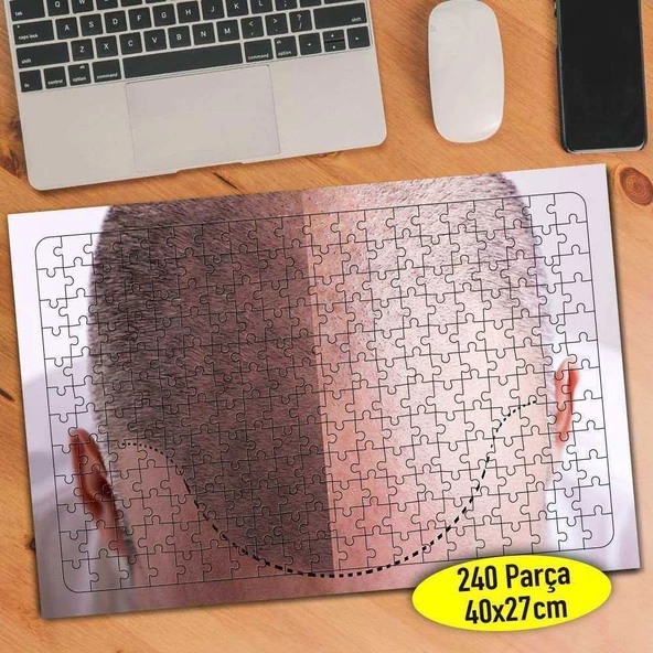 Saç Ekimi Güzellik Merkezi 240 Parça Puzzle Yapboz-81897559