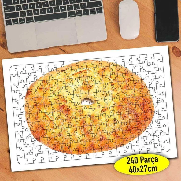 Fırın Ekmek Pastahane Yiyecek 240 Parça Puzzle Yapboz-100982198