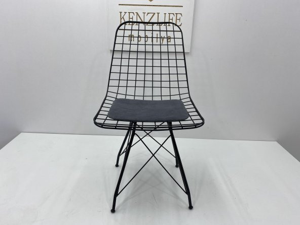 Knsz kafes tel sandalyesi 1 li mazlum syhantrasit kumaş ofis cafe bahçe mutfak