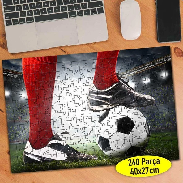 Futbol Oyuncusu 240 Parça Puzzle Yapboz Tablo-64594715