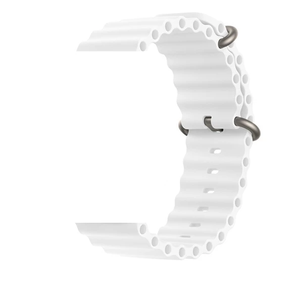 Gpack Apple Watch SE 44mm Kordon Yeni Dizayn Silikon HS05 - Resim 8