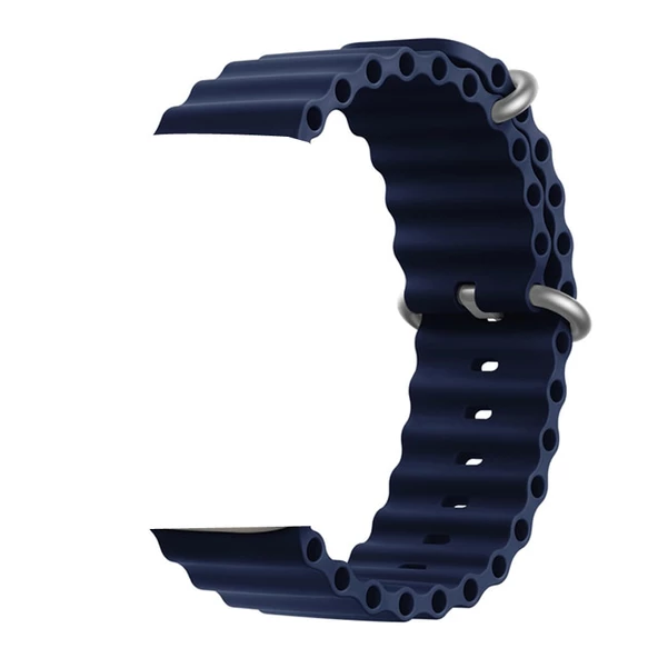 Gpack Apple Watch SE 44mm Kordon Yeni Dizayn Silikon HS05 - Resim 9