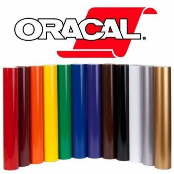 Oracal 126cm * 5m Folyo  Parlak ( Arkası Yapışkanlı Folyo ) 021 Sarı - 4