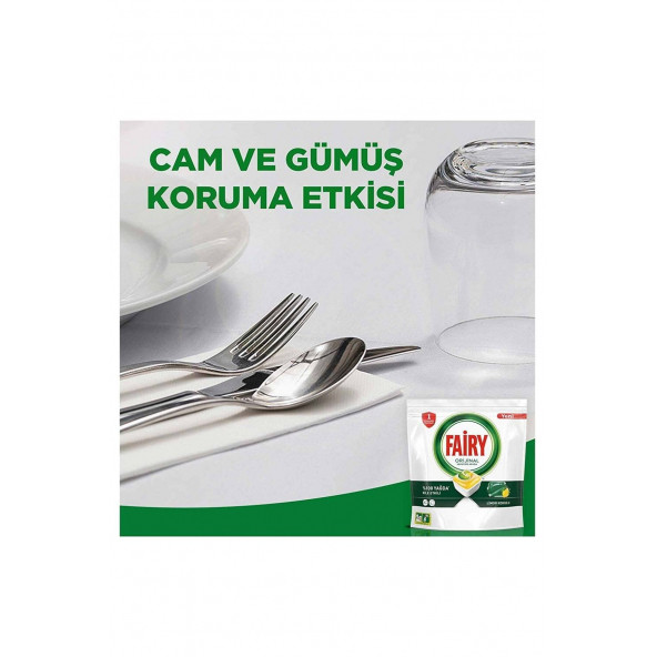 Fairy Hepsi Bir Arada Limon 120 Adet Bulaşık Makinesi Kapsülü - 4