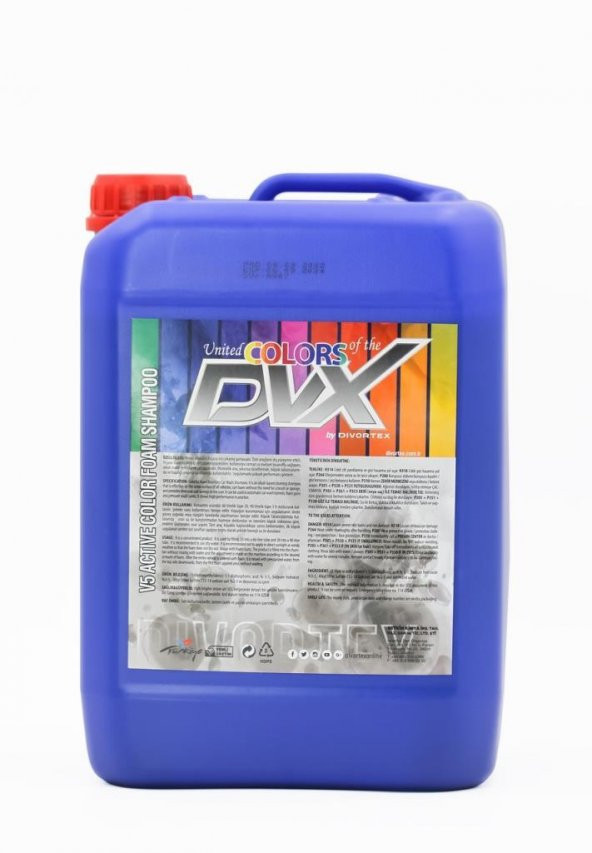 Divortex V5 Aktif Renkli Köpük Şampuan Mavi 4 kg - 2