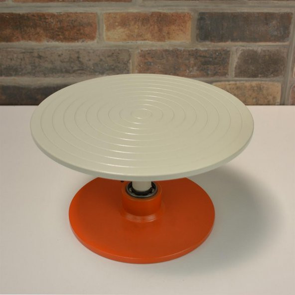 Turnet (Masa Üstü) Yüksek 30/22 - TURUNCU-BEYAZ - Resim 2