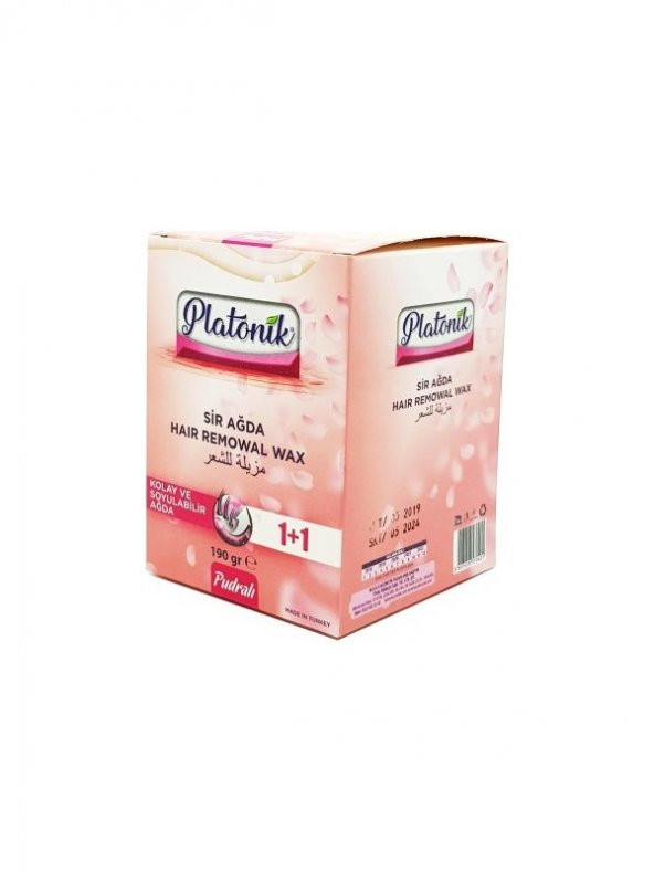 Platonik Cezve Sır Ağda 1+1 Pudralı 190 gr