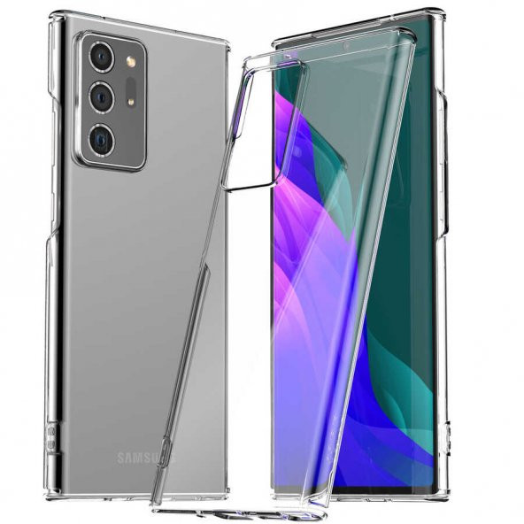 Galaxy Note 20 Ultra Şeffaf Kılıf Polikarbon Malzemeli (Araree Nukin)-ŞEFFAF
