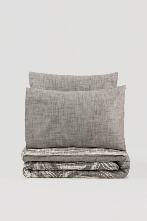 Cotton Box Modern Çift Kişilik Nevresim Takımı Root Vizon - Resim 3