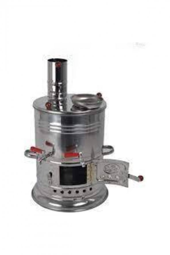 Zarif İş 8 L Çift Musluklu Odunlu Semaver Inox - 2