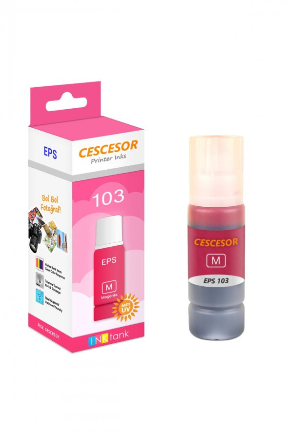 Epson 103 Kırmızı Muadil Mürekkep - 70 ml