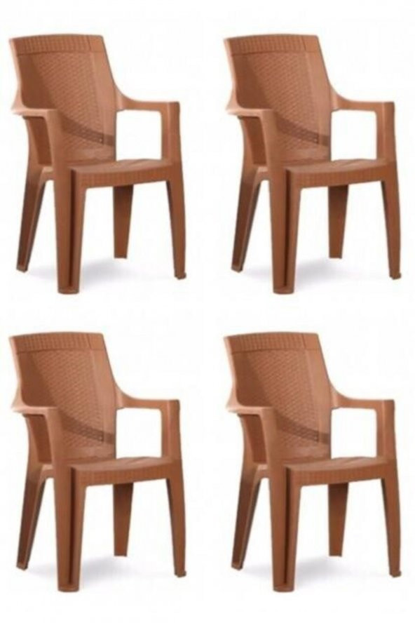 Sultan Koltuk Teak 4 Adet