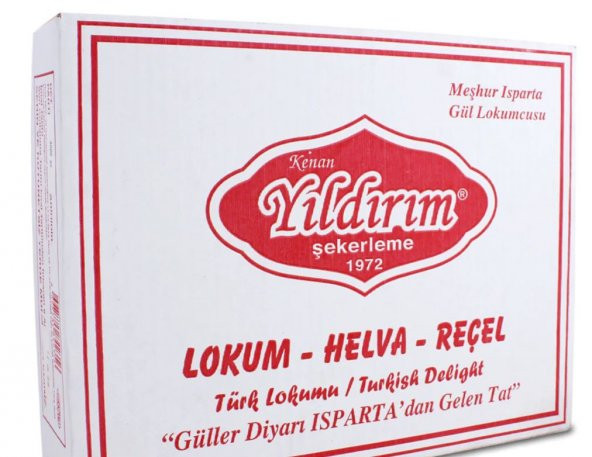 Yıldırım Şekerleme Gül Yapraklı Muska Gül Lokumu 1750 G ürün görseli 1