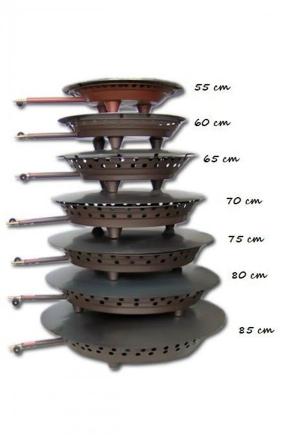 Tüplü Sac Ekmek Sacı Katmer Sacı 80 Cm - 2